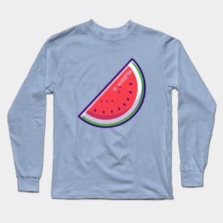 Watermelon Fruit Cartoon Long Sleeve T-Shirt